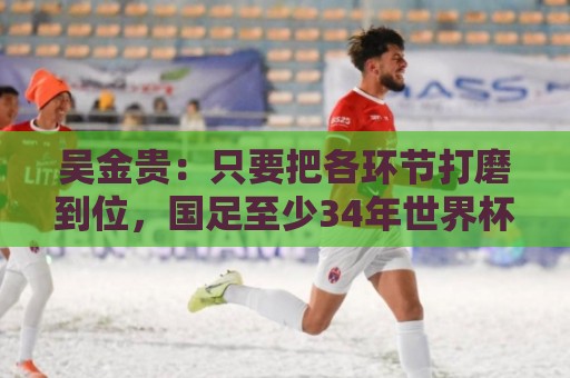吴金贵:只要把各环节打磨到位,国足至少34年世界杯具备一战之力 吴金贵:只要把各环节打磨到位,国足至少34年世界杯具备一战之力