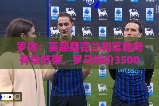 罗体:英超桑德兰和富勒姆有意苏莱,罗马标价3500万欧 罗体:英超桑德兰和富勒姆有意苏莱,罗马标价3500万欧