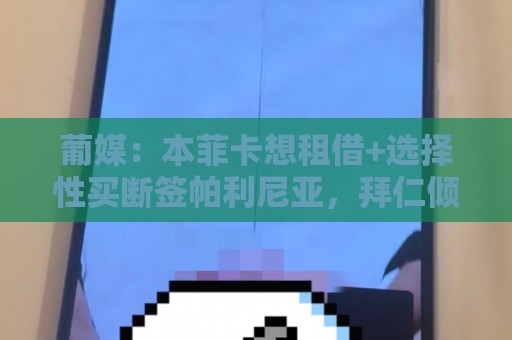 葡媒:本菲卡想租借+选择性买断签帕利尼亚,拜仁倾向强制性买断 葡媒:本菲卡想租借+选择性买断签帕利尼亚,拜仁倾向强制性买断