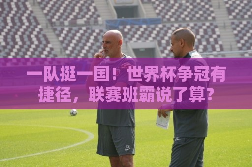 一队挺一国!世界杯争冠有捷径,联赛班霸说了算? 一队挺一国!世界杯争冠有捷径,联赛班霸说了算?